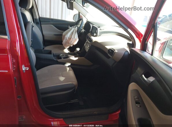 5NMS33AD7LH190936 2020 HYUNDAI SANTA FE Red წინა სალონის ხედი