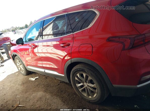 5NMS33AD7LH190936 2020 HYUNDAI SANTA FE Red სალონის 360-გრადუსიანი ხედი