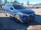 2020 Hyundai Santa Fe Sel Blue vin: 5NMS33ADXLH266827