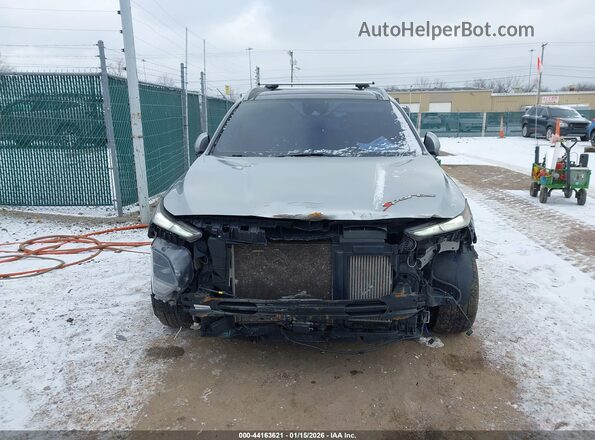 5NMS3CAA7LH205814 2020 HYUNDAI SANTA FE Серебряный Вид задней части салона