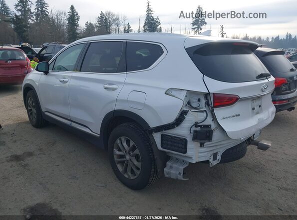 5NMS3CAD1LH169600 2020 HYUNDAI SANTA FE White უკანა მარცხენა