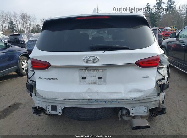 5NMS3CAD1LH169600 2020 HYUNDAI SANTA FE White 