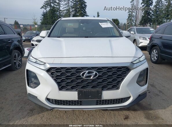 5NMS3CAD1LH169600 2020 HYUNDAI SANTA FE White უკანა სალონის ხედი