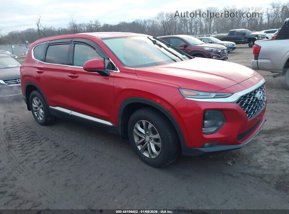 5NMS3CAD2LH245647 2020 HYUNDAI SANTA FE Red Delantero derecho