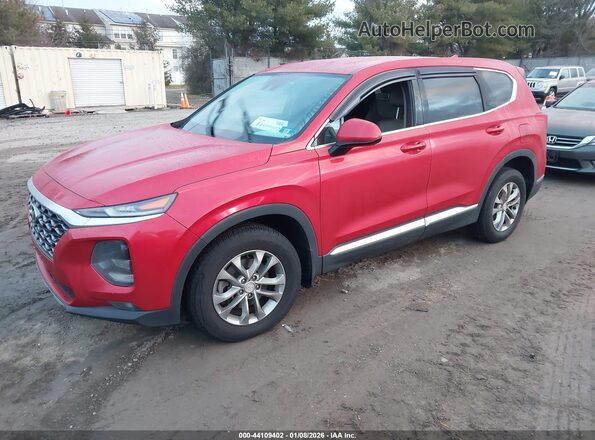 5NMS3CAD2LH245647 2020 HYUNDAI SANTA FE Red Vista tres cuartos delantera izquierda
