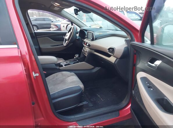 5NMS3CAD2LH245647 2020 HYUNDAI SANTA FE Red Vista interior delantera