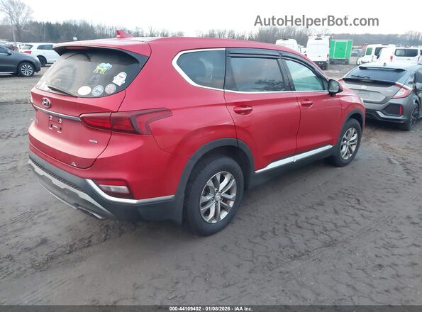 5NMS3CAD2LH245647 2020 HYUNDAI SANTA FE Red Trasero derecho