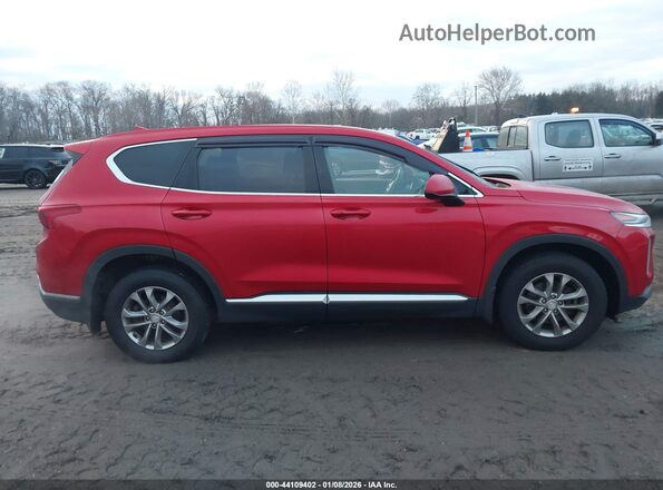 5NMS3CAD2LH245647 2020 HYUNDAI SANTA FE Red Vista interior trasera