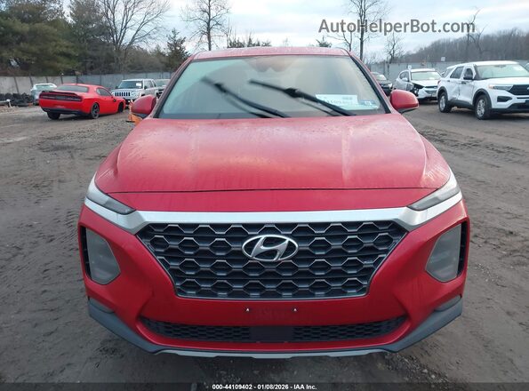 5NMS3CAD2LH245647 2020 HYUNDAI SANTA FE Red Vista del cuadro de instrumentos