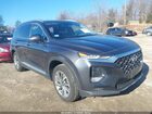 2020 Hyundai Santa Fe Sel Gray vin: 5NMS3CAD8LH233213