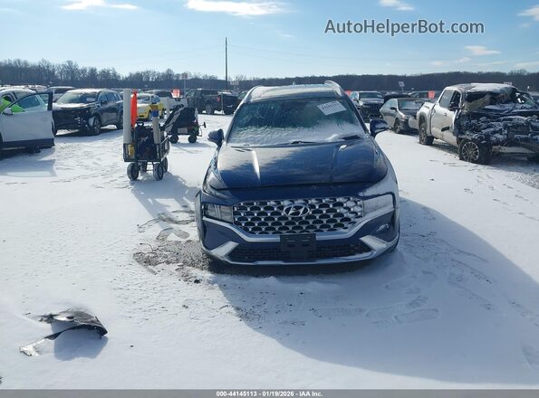 5NMS3DA1XPH004825 2023 HYUNDAI SANTA FE HYBRID Синий Вид щитка приборов