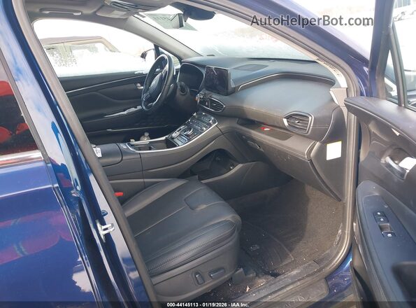 5NMS3DA1XPH004825 2023 HYUNDAI SANTA FE HYBRID Синий Вид салона спереди