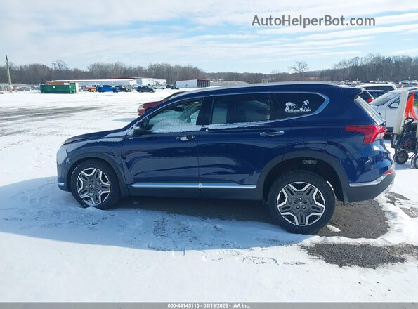 5NMS3DA1XPH004825 2023 HYUNDAI SANTA FE HYBRID Синий Панорамный вид салона 360°