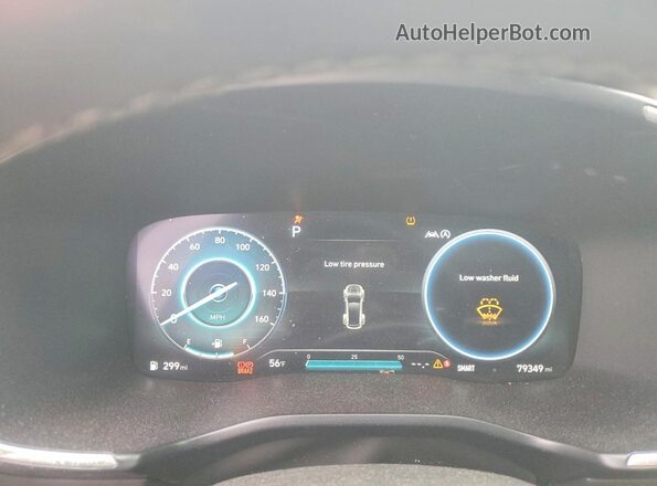 5NMS3DAJ5PH530506 2023 HYUNDAI SANTA Gray Vista del cuadro de instrumentos