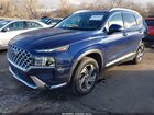 2021 Hyundai Santa Fe Sel Синий vin: 5NMS3DAJ9MH339960