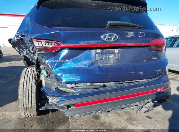 5NMS3DAJ9MH339960 2021 HYUNDAI SANTA FE Синий Вид спереди