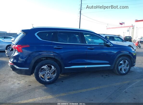 5NMS3DAJ9MH339960 2021 HYUNDAI SANTA FE Синий Панорамный вид салона 360°