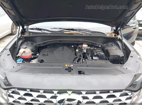 5NMS3DAJ9NH445889 2022 HYUNDAI SANTA FE Black Widok z tyłu