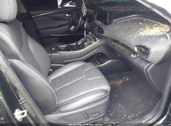 5NMS3DAJ9NH445889 2022 HYUNDAI SANTA FE Black Widok wnętrza z przodu