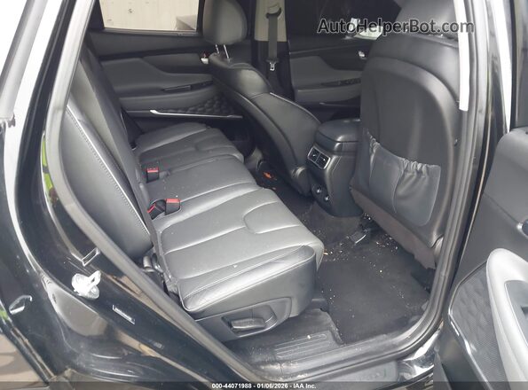 5NMS3DAJ9NH445889 2022 HYUNDAI SANTA FE Black Widok naklejki z numerem VIN