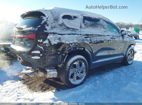 5NMS3DAJ9PH527477 2023 HYUNDAI SANTA FE Black Задня права чверть