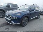 2022 Hyundai Santa Fe Limited Синий vin: 5NMS44AL3NH463352