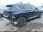 2022 Hyundai Santa Fe Limited Синий vin: 5NMS44AL3NH463352