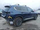 2022 Hyundai Santa Fe Limited Синий vin: 5NMS44AL3NH463352