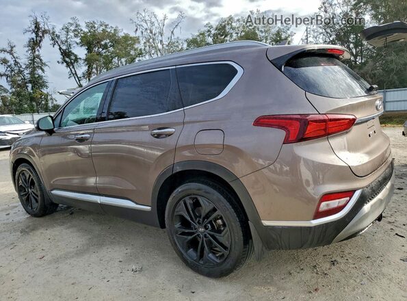 5NMS53AA7KH115068 2019 HYUNDAI SANTA Серый Задняя левая четверть