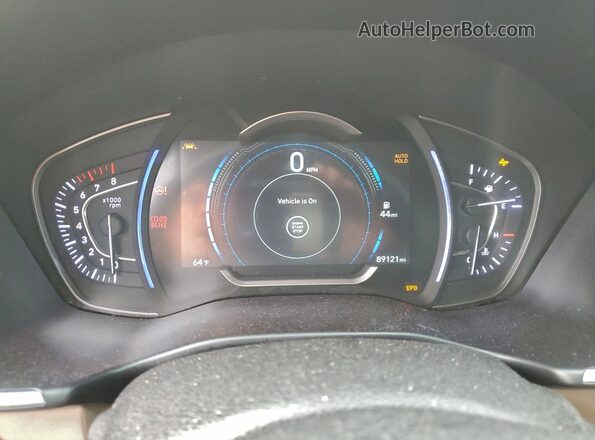 5NMS53AA7KH115068 2019 HYUNDAI SANTA Серый Вид щитка приборов