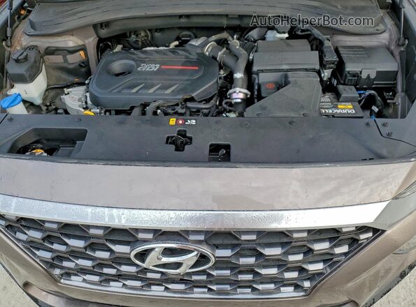 5NMS53AA7KH115068 2019 HYUNDAI SANTA Серый Вид подкапотного пространства