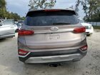 2019 Hyundai Santa Fe Limited Серый vin: 5NMS53AA7KH115068 Damage: Rear Bumper, Heavy Scratch, 1/2 To 1 Inch