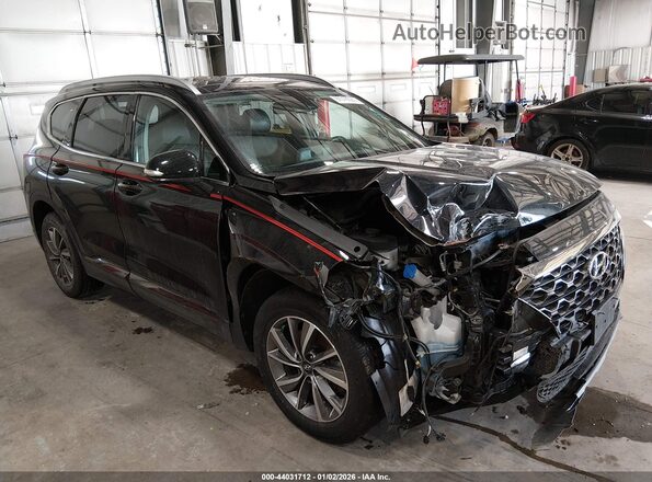 5NMS53AD6LH287720 2020 HYUNDAI SANTA FE Черный Передняя правая четверть