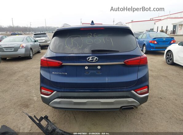 5NMS53AD7KH042519 2019 HYUNDAI SANTA FE Синий 