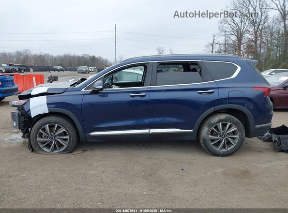 5NMS53AD7KH042519 2019 HYUNDAI SANTA FE Синий Панорамный вид салона 360°