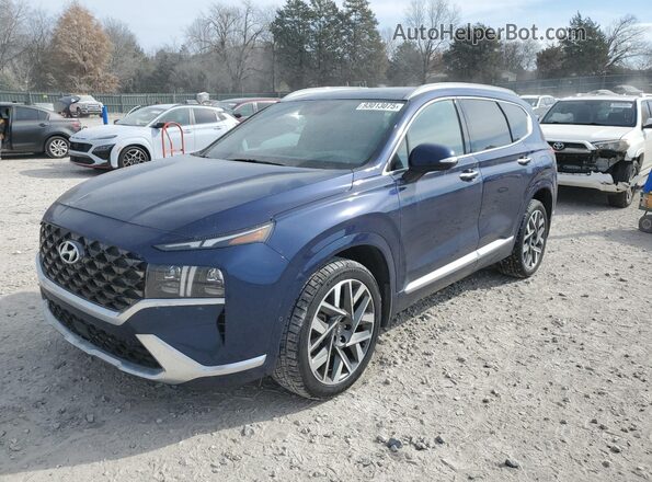 5NMS54AL0PH559410 2023 HYUNDAI SANTA FE CALLIGRAPHY Blue წინა მარცხენა ხედი სამი მეოთხედიდან