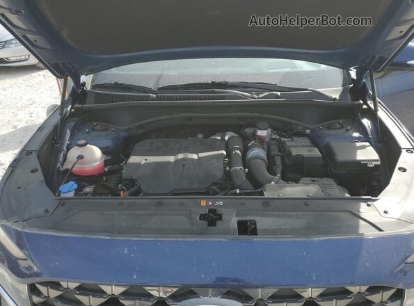 5NMS54AL0PH559410 2023 HYUNDAI SANTA FE CALLIGRAPHY Blue ძრავის განყოფილების ხედი