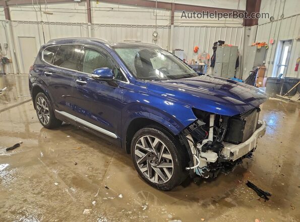 5NMS54AL2PH583675 2023 HYUNDAI SANTA FE CALLIGRAPHY Blue Przód prawy