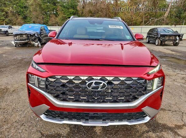 5NMS54AL4PH494674 2023 HYUNDAI SANTA FE CALLIGRAPHY Red Widok z przodu