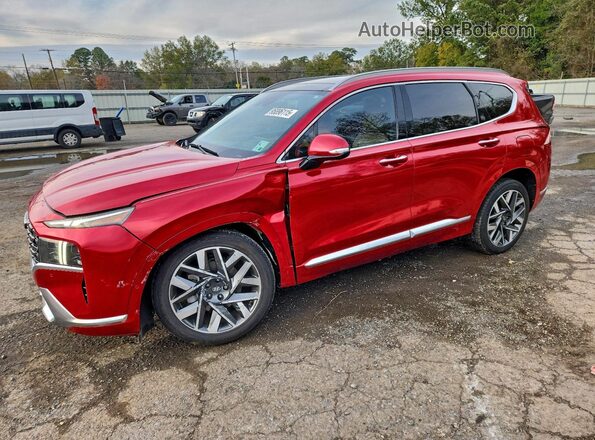 5NMS54AL4PH494674 2023 HYUNDAI SANTA FE CALLIGRAPHY Red Przód lewy
