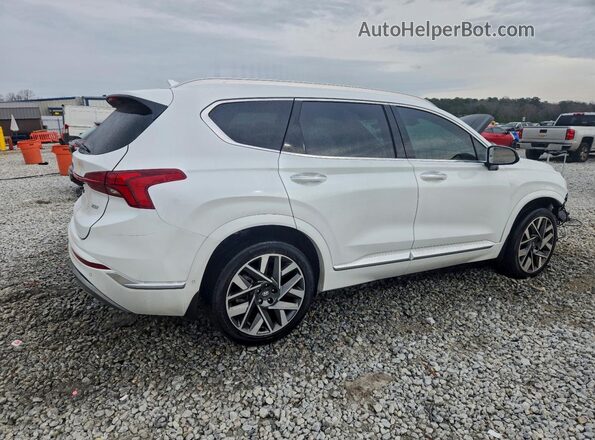 5NMS54AL5NH472521 2022 HYUNDAI SANTA FE CALLIGRAPHY White უკანა მარჯვენა