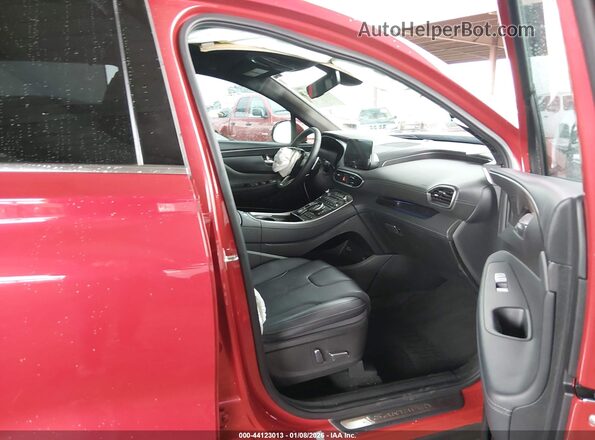 5NMS54ALXNH416185 2022 HYUNDAI SANTA FE CALLIGRAPHY Red წინა სალონის ხედი
