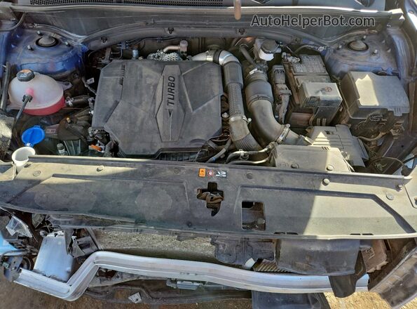 5NMS54ALXNH466861 2022 HYUNDAI SANTA FE CALLIGRAPHY Blue ძრავის განყოფილების ხედი