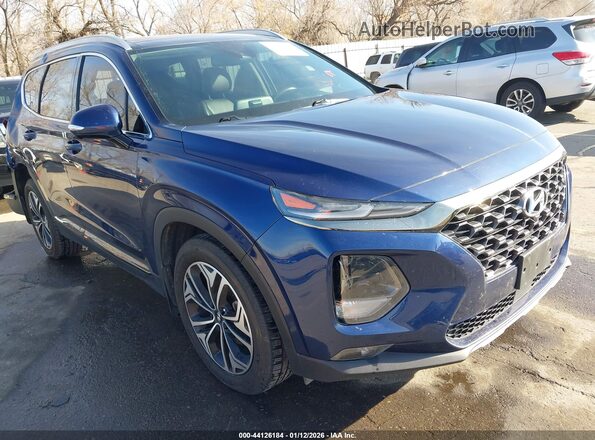 5NMS5CAA2LH292032 2020 HYUNDAI SANTA FE Синий Передняя правая четверть