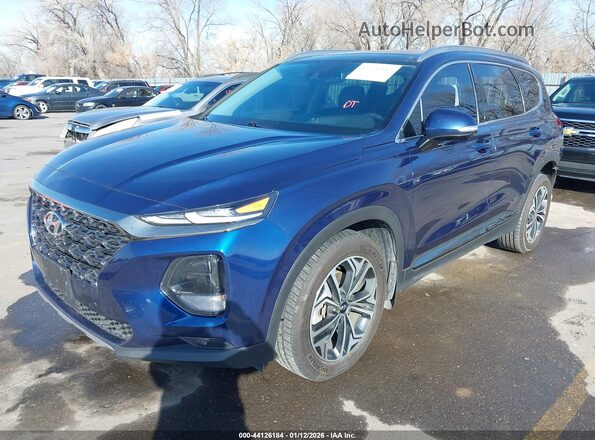 5NMS5CAA2LH292032 2020 HYUNDAI SANTA FE Синий Передняя левая четверть
