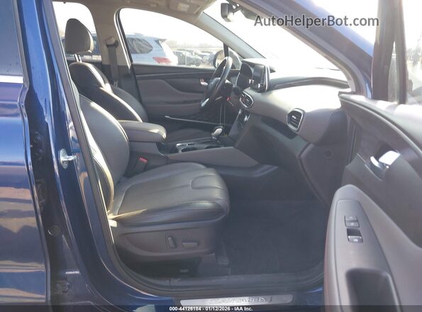 5NMS5CAA2LH292032 2020 HYUNDAI SANTA FE Синий Вид салона спереди