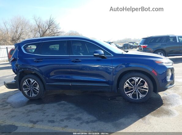 5NMS5CAA2LH292032 2020 HYUNDAI SANTA FE Синий Панорамный вид салона 360°