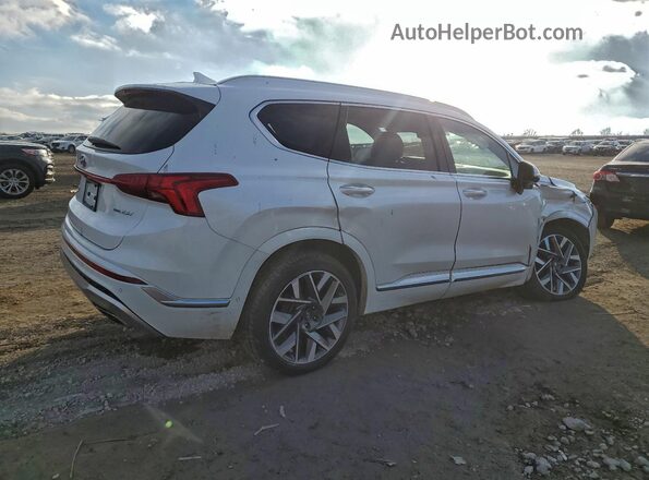 5NMS5DAL0MH358599 2021 HYUNDAI SANTA FE CALLIGRAPHY White Trasero derecho