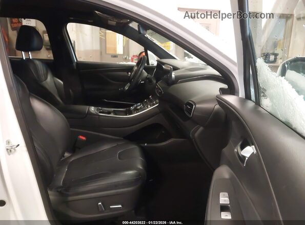 5NMS5DAL0PH497443 2023 HYUNDAI SANTA FE CALLIGRAPHY White Widok wnętrza z przodu