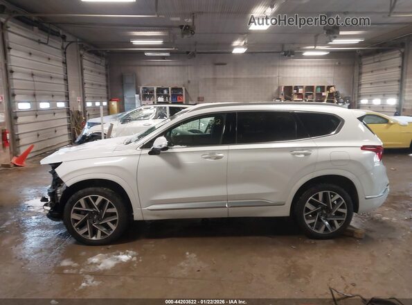 5NMS5DAL0PH497443 2023 HYUNDAI SANTA FE CALLIGRAPHY White Widok wnętrza 360 stopni